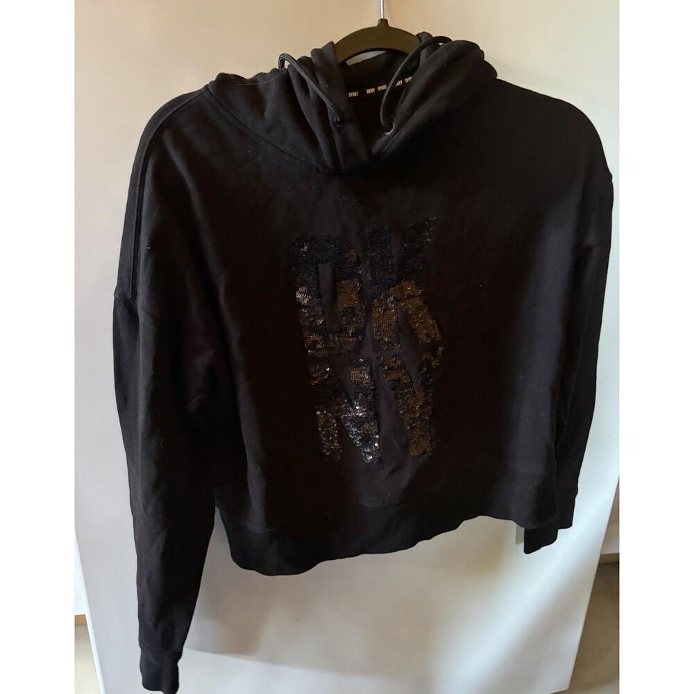 Women’s Black DKNY Sweatshirt Size Small B5